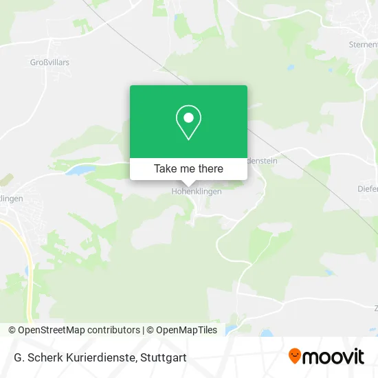 Карта G. Scherk Kurierdienste