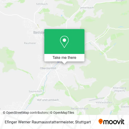 Карта Efinger Werner Raumausstattermeister