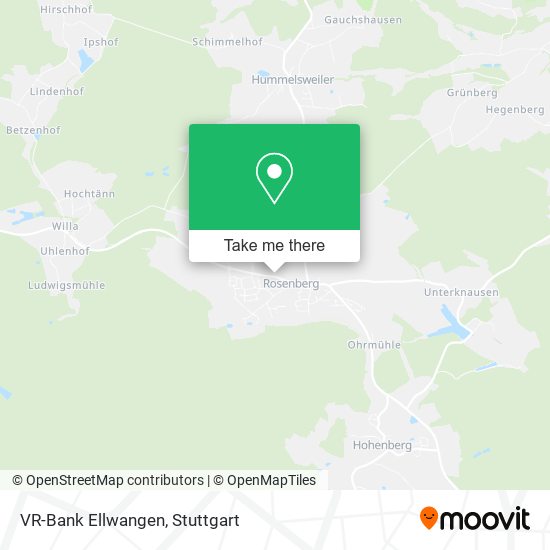 VR-Bank Ellwangen map