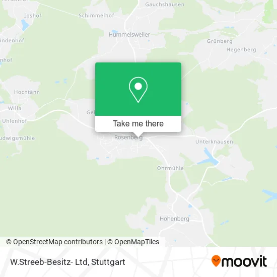 Карта W.Streeb-Besitz- Ltd