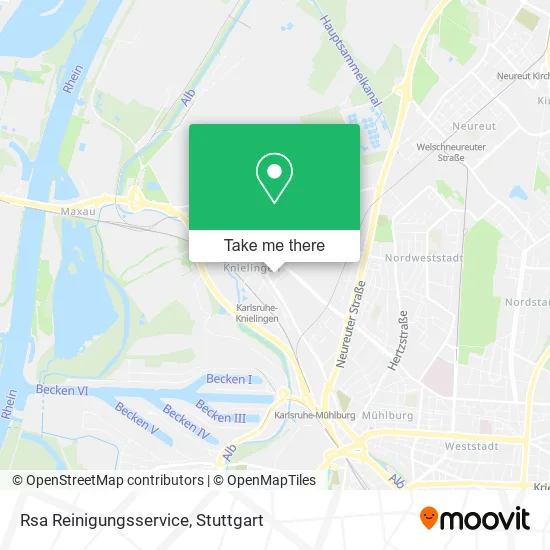 Карта Rsa Reinigungsservice