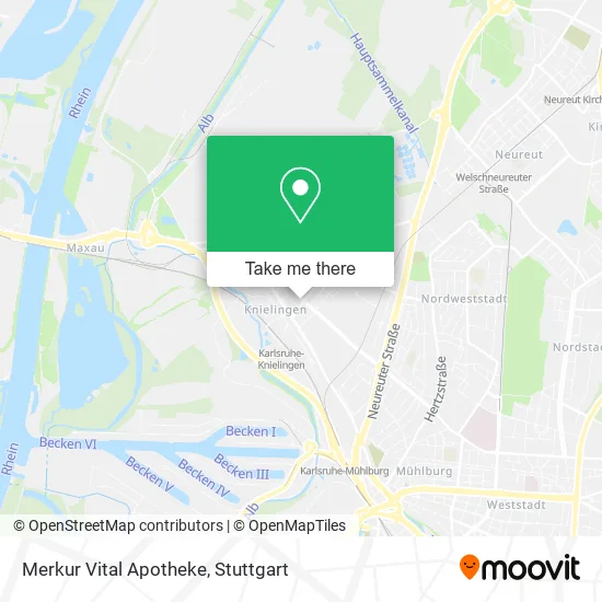 Карта Merkur Vital Apotheke