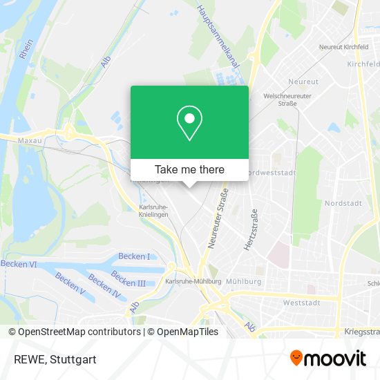 REWE map