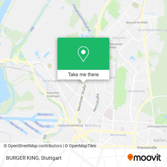 Карта BURGER KING