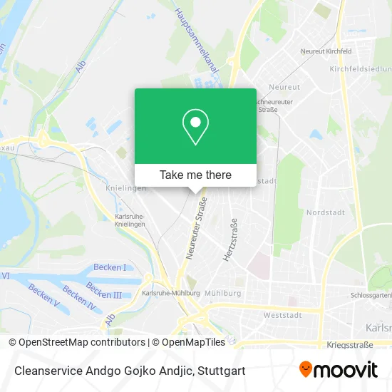 Карта Cleanservice Andgo Gojko Andjic