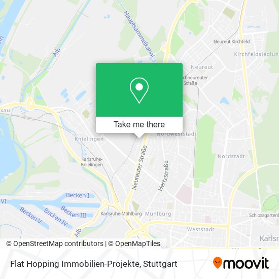 Flat Hopping Immobilien-Projekte map