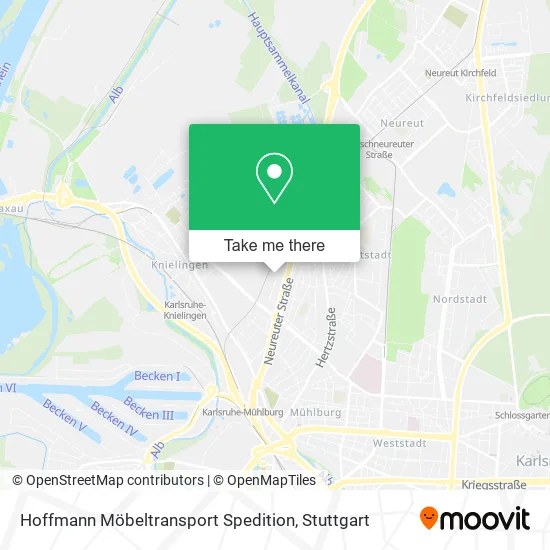 Карта Hoffmann Möbeltransport Spedition