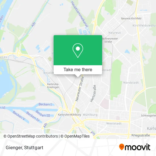 Карта Gienger
