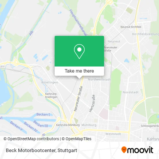 Карта Beck Motorbootcenter