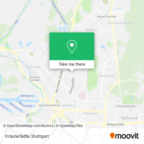 Карта Kräuterlädle