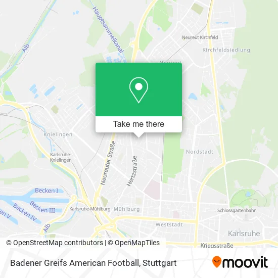 Карта Badener Greifs American Football
