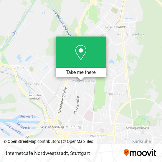 Карта Internetcafe Nordweststadt