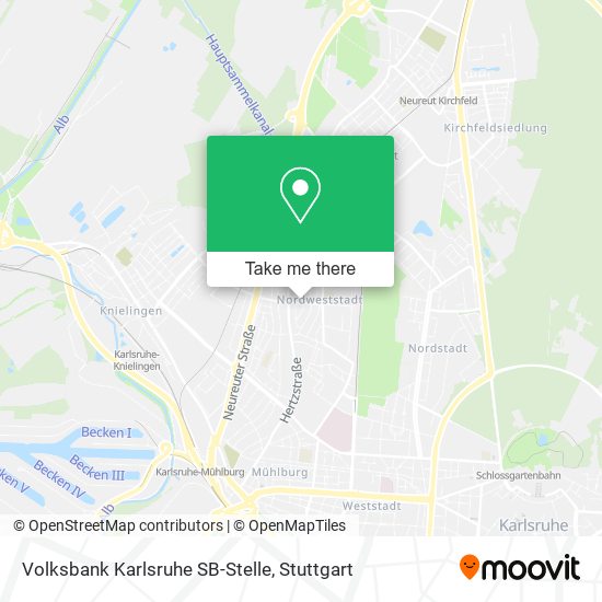 Volksbank Karlsruhe SB-Stelle map