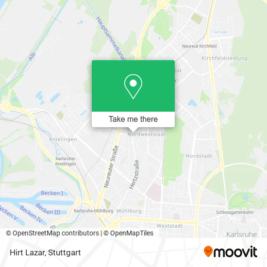 Карта Hirt Lazar