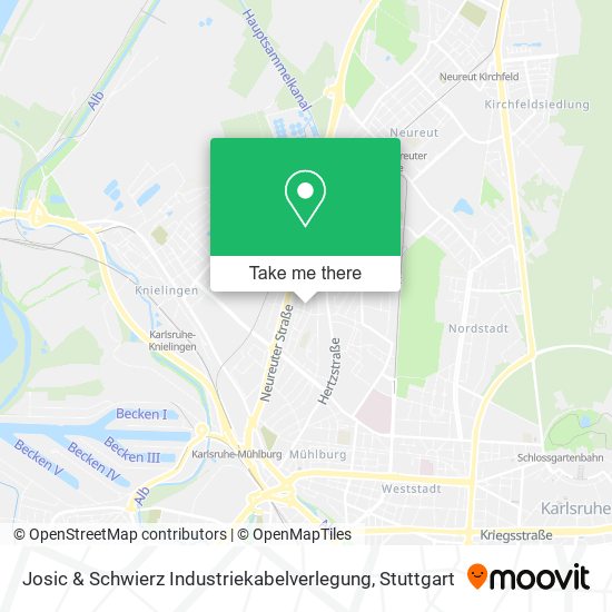 Josic & Schwierz Industriekabelverlegung map