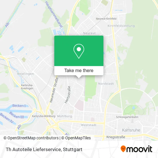 Карта Th Autoteile Lieferservice