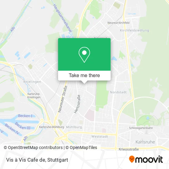 Карта Vis à Vis Cafe de