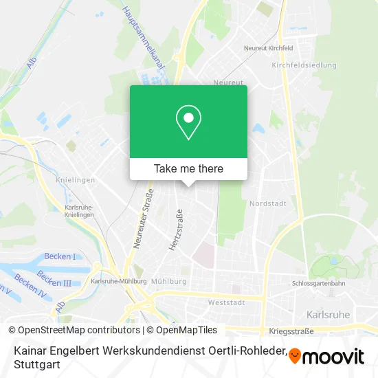 Карта Kainar Engelbert Werkskundendienst Oertli-Rohleder
