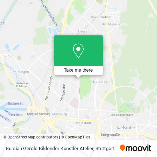 Bursian Gerold Bildender Künstler Atelier map