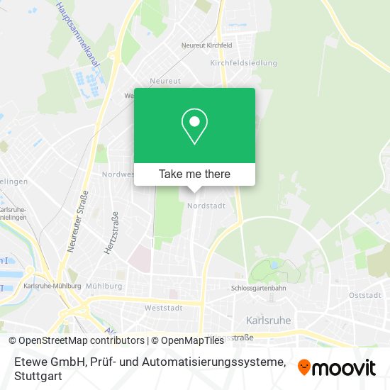 Etewe GmbH, Prüf- und Automatisierungssysteme map