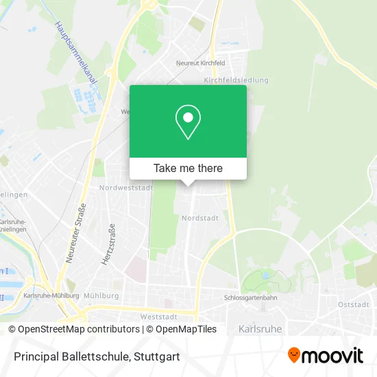Principal Ballettschule map