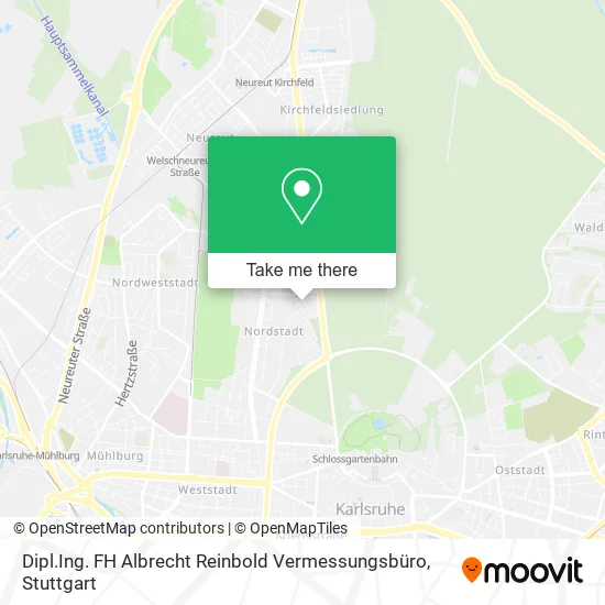 Карта Dipl.Ing. FH Albrecht Reinbold Vermessungsbüro