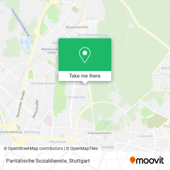 Карта Paritätische Sozialdienste