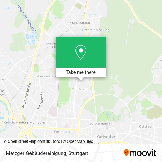 Карта Metzger Gebäudereinigung