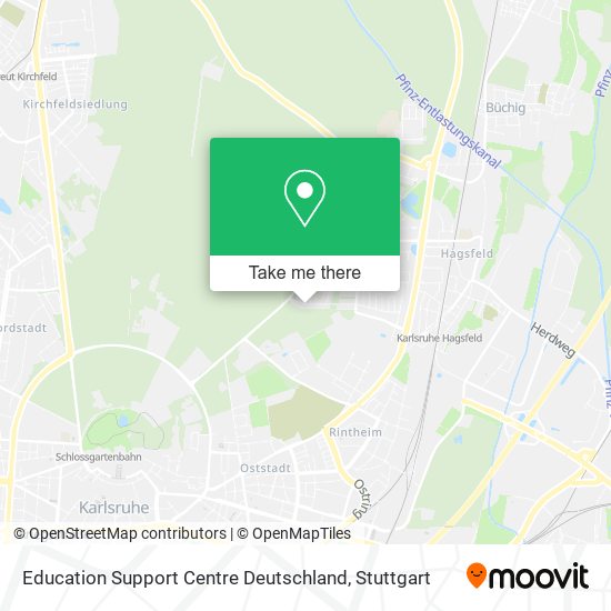 Education Support Centre Deutschland map