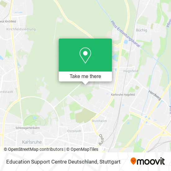 Карта Education Support Centre Deutschland