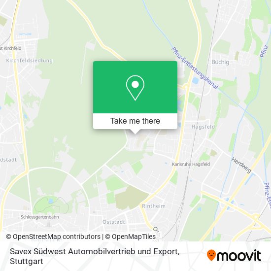 Savex Südwest Automobilvertrieb und Export map