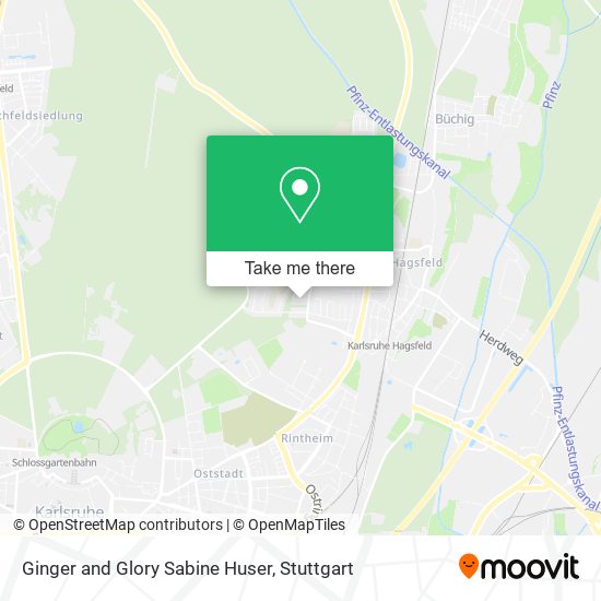 Ginger and Glory Sabine Huser map