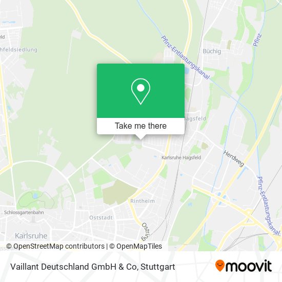 Карта Vaillant Deutschland GmbH & Co