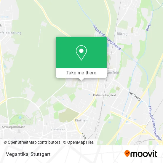 Карта Vegantika