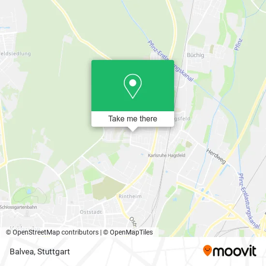 Карта Balvea
