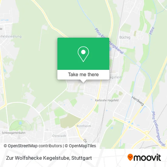 Карта Zur Wolfshecke Kegelstube