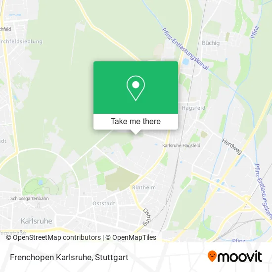 Карта Frenchopen Karlsruhe