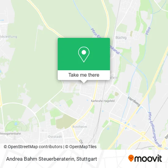 Карта Andrea Bahm Steuerberaterin