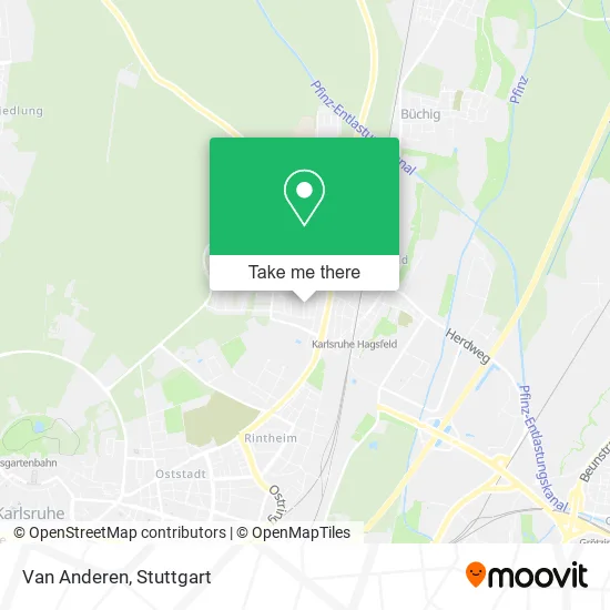 Карта Van Anderen