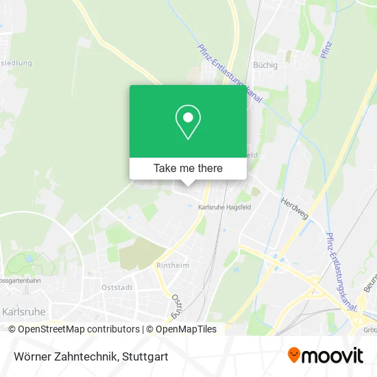 Карта Wörner Zahntechnik