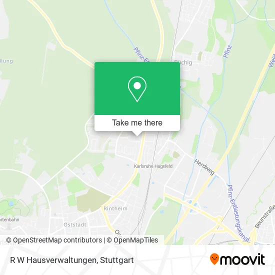 R W Hausverwaltungen map