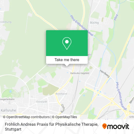 Карта Fröhlich Andreas Praxis für Physikalische Therapie