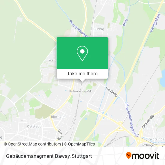 Карта Gebäudemanagment Baway