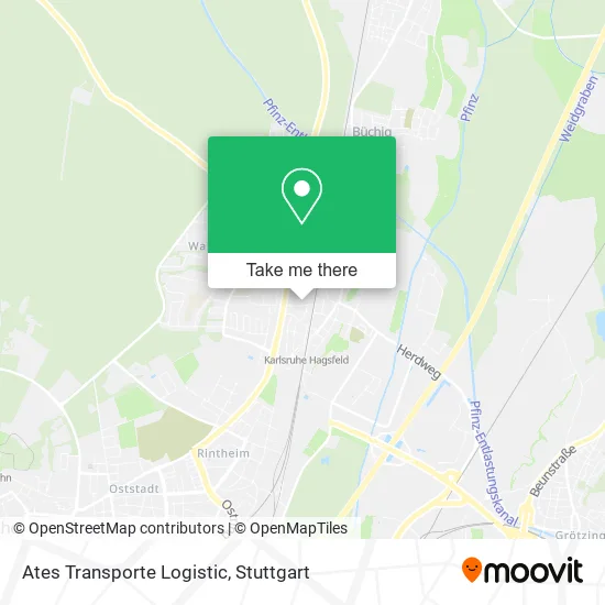 Карта Ates Transporte Logistic