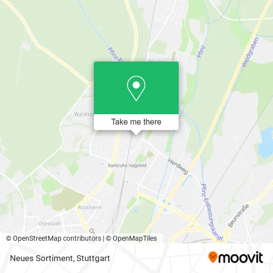 Карта Neues Sortiment