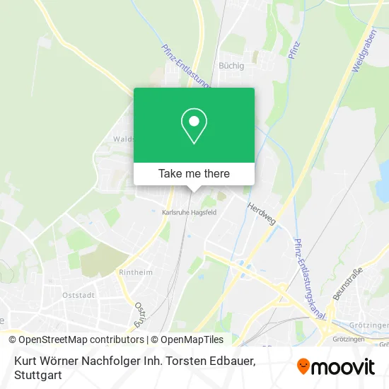 Карта Kurt Wörner Nachfolger Inh. Torsten Edbauer