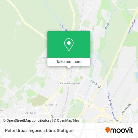 Peter Urbas Ingenieurbüro map