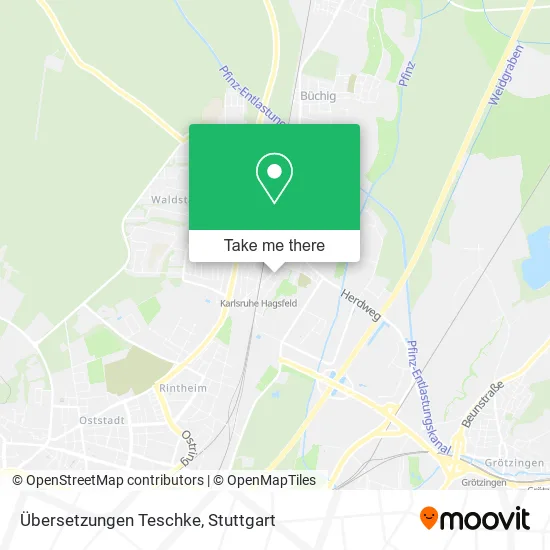 Карта Übersetzungen Teschke
