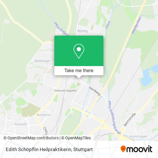 Edith Schöpflin Heilpraktikerin map