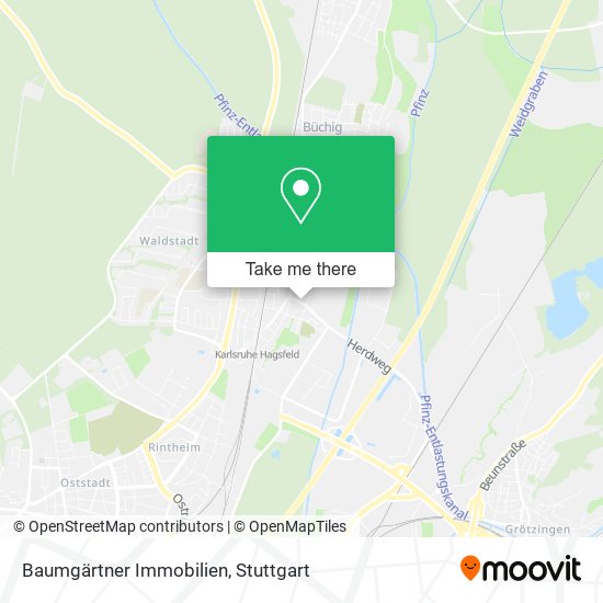 Baumgärtner Immobilien map